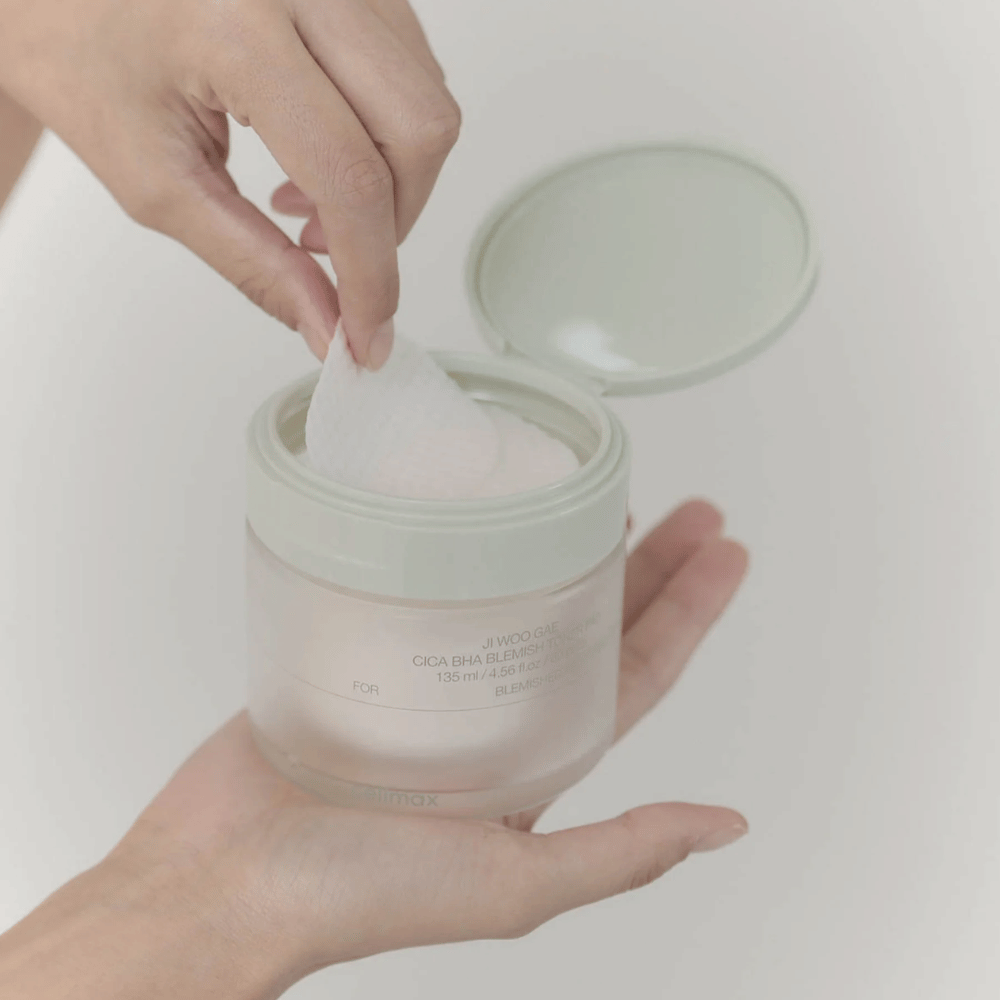 Ji Woo Gae Cica BHA Blemish Toner Pad (60 pads)