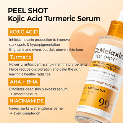 Peel Shot Exfoliating Kojic Acid Turmeric Serum 80ml